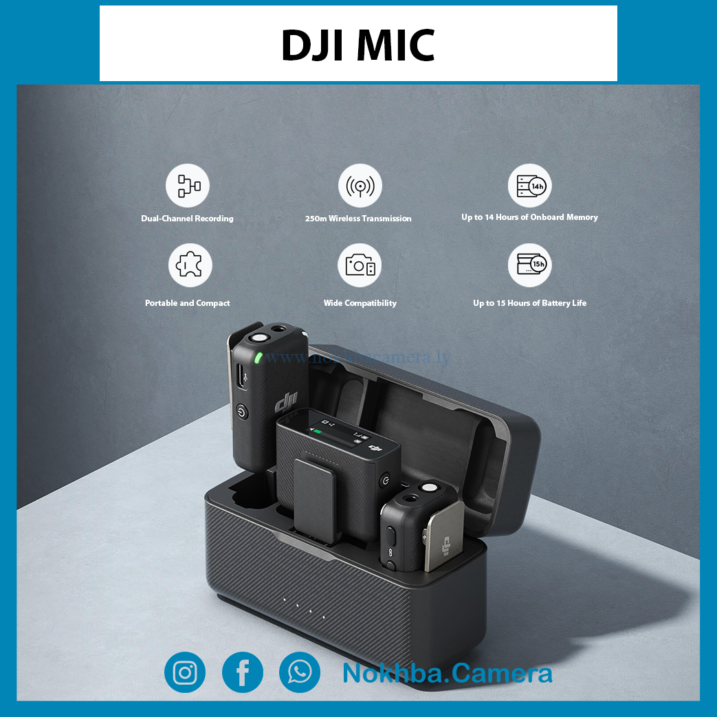 Microphone Professional DJI MIC Pour Smartphone/Caméra - الجزائر الجزائر
