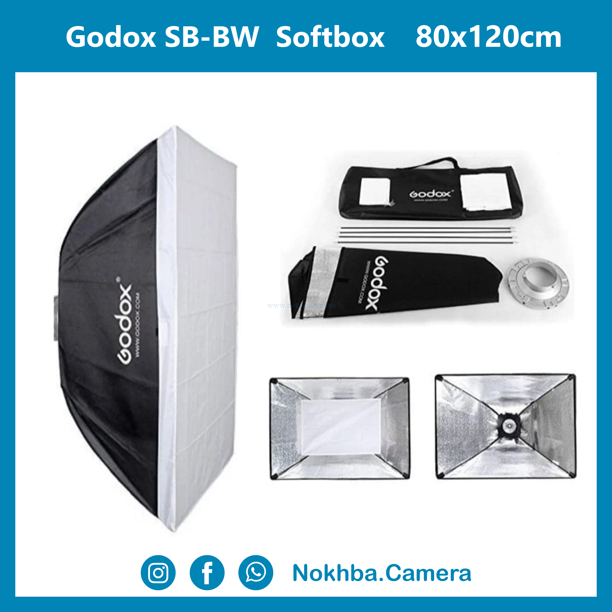 Godox SB-BW Softbox 80x120cm - شركة النخبة لمعدات التصوير