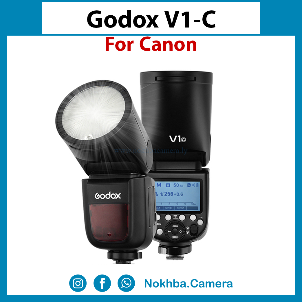 Godox V1-C For Canon - شركة النخبة لمعدات التصوير