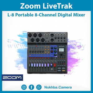 Zoom LiveTrak L-8 Portable 8-Channel Digital Mixer